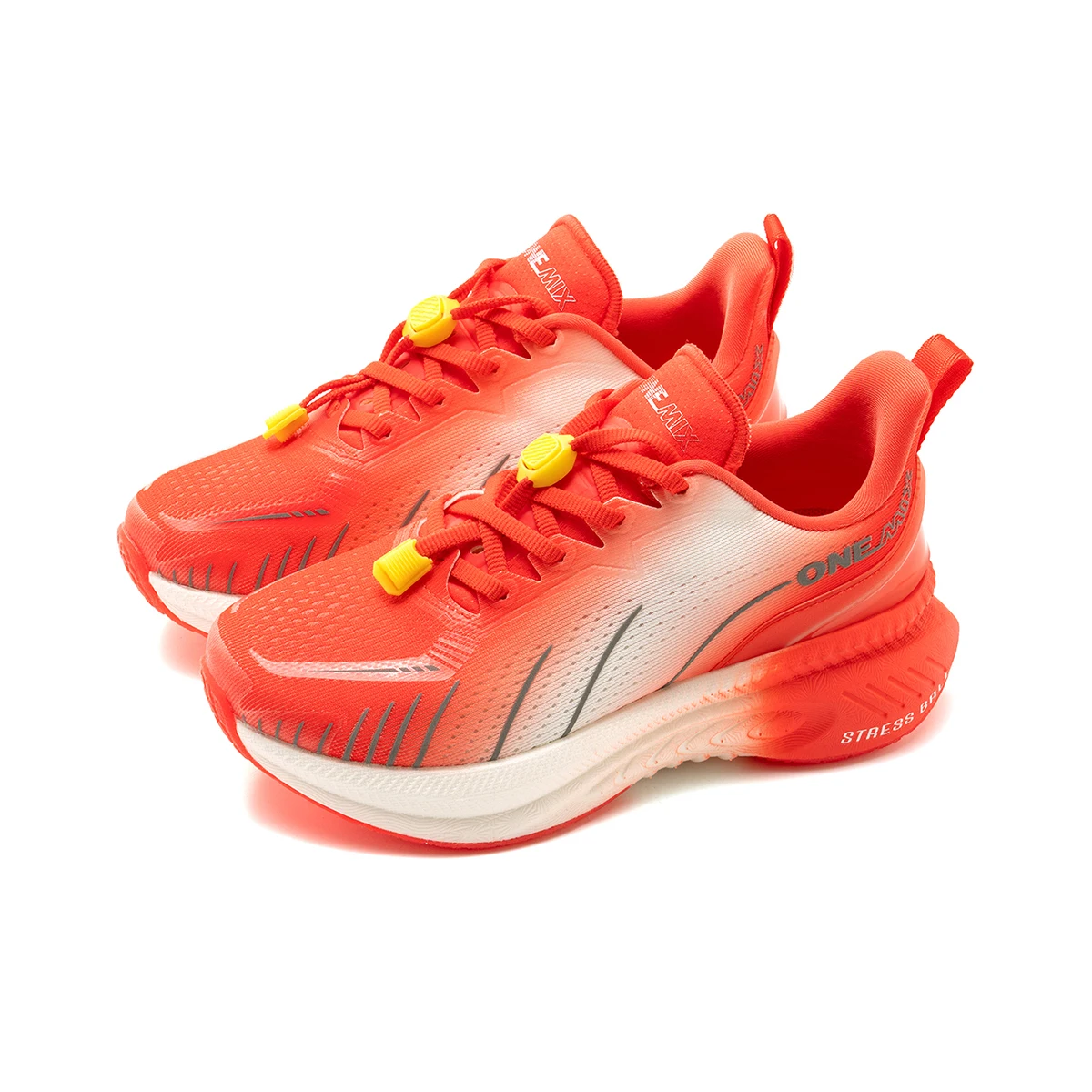 ONEMIX Waterproof Shock-Absorbing Children Sports Shoes Lightweight Breathable Soft Elastic Comfortable Male Students Girls