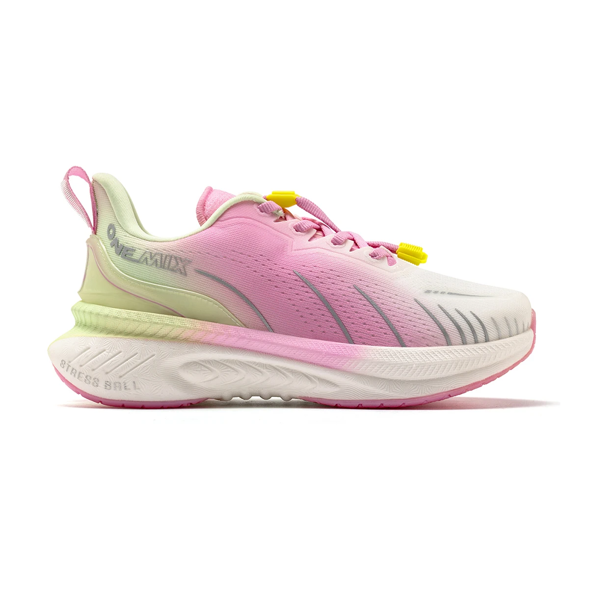 ONEMIX Waterproof Shock-Absorbing Children Sports Shoes Lightweight Breathable Soft Elastic Comfortable Male Students Girls