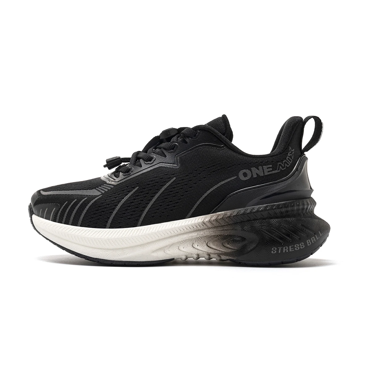 ONEMIX Waterproof Shock-Absorbing Children Sports Shoes Lightweight Breathable Soft Elastic Comfortable Male Students Girls