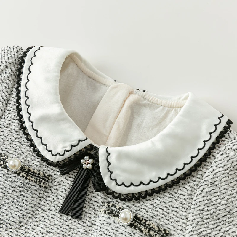 Dave Bella Girl Dress Autumn Elegant Children Princess Mesh Dress Long Sleeve Charm Gentle Party Outdoor Kids Clothing DB3241588