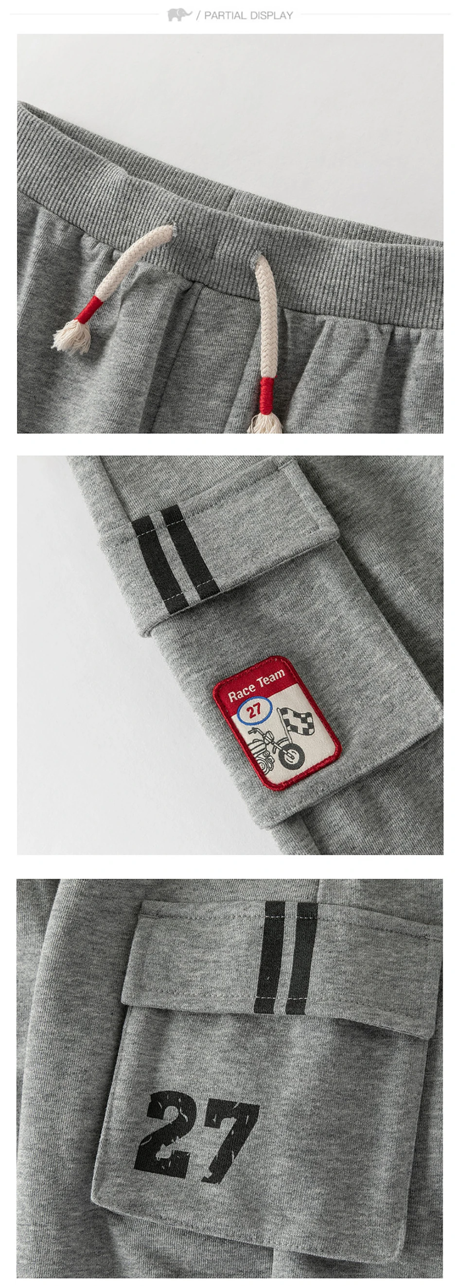 Dave Bella Children Pants Boys Clothes Spring Autumn Knitted Kids Outdoor Sports Trousers Elastic Fashion Comfortable DB1260175