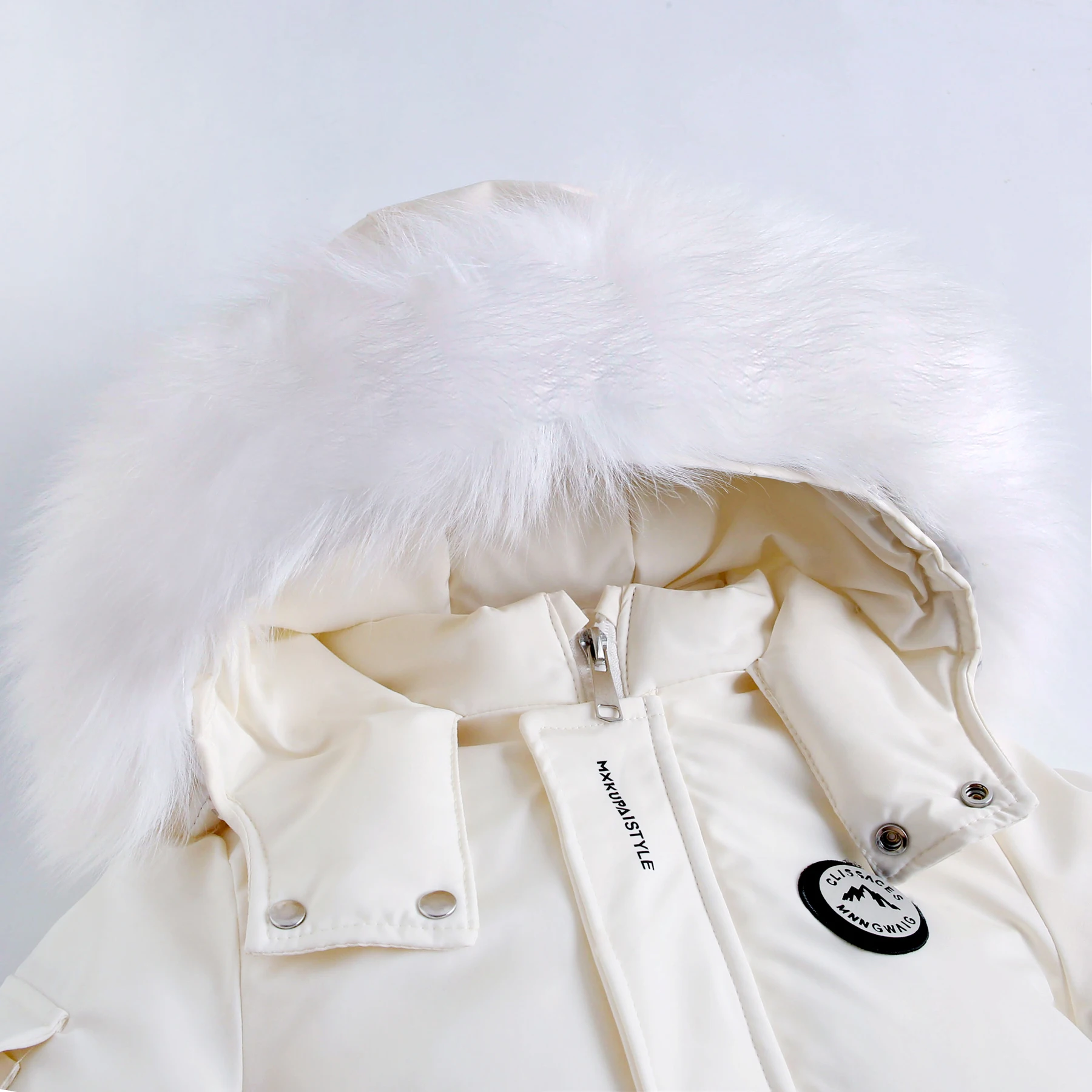 2025 Winter Warm 2 3 4 Years Kids Padded Coat Thicken Fur Hooded Snowsuits Infant Slimwaist Jumpsuit Parka Baby Girl Boys Romper