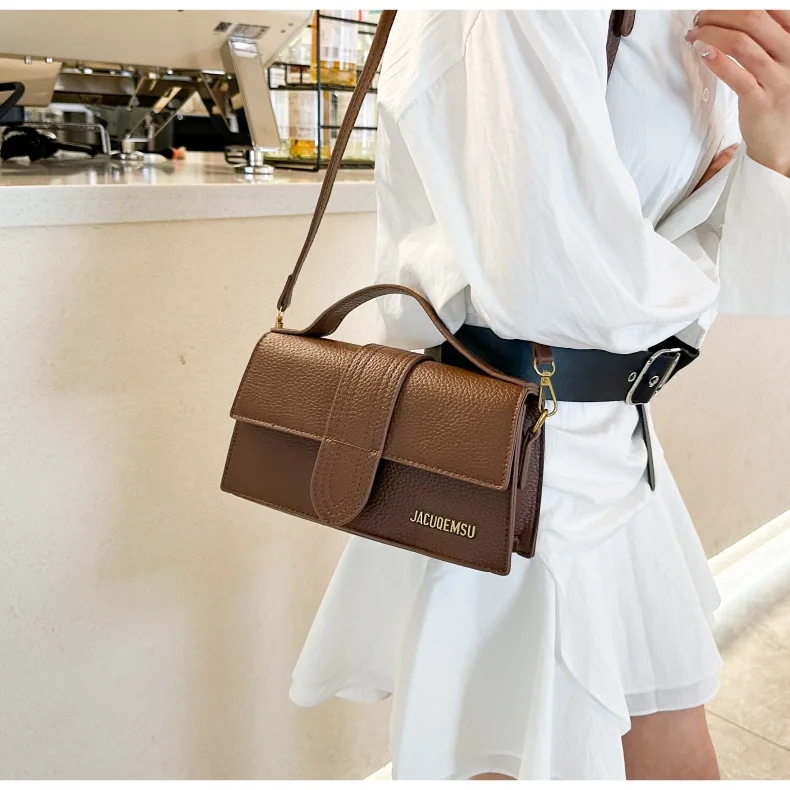 Unique Elegant Luxury Diaper Bag For Women Large Capacity Vintage Leather Shoulder Bag Minimalist Designer Crossbody FashionTote