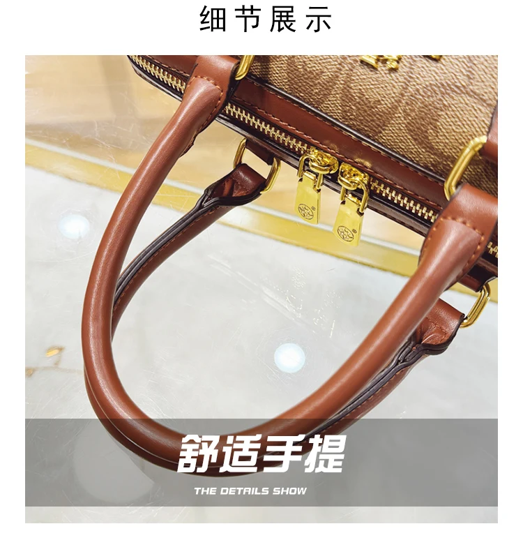 Elegant Women's Leather Fashion Shoulder Tote Bag Classic Designer Crossbody Handbag Luxury Style For Stylish Ladies