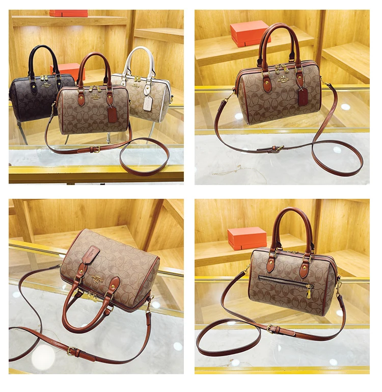 Elegant Women's Leather Fashion Shoulder Tote Bag Classic Designer Crossbody Handbag Luxury Style For Stylish Ladies