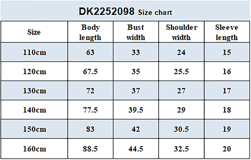 Dave Bella Children Dresses Summer Spring Short Sleeves Girls Pure Cotton Skirts Printed Elegant Outdoor Kids Clothing DK2252098