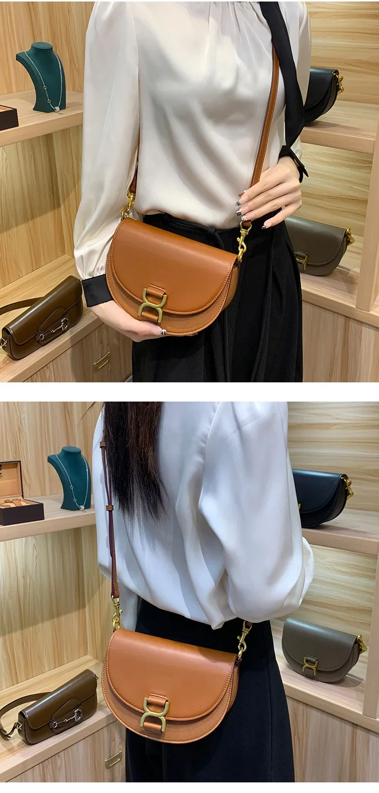 Fashionable Designer Diaper Bag: Elegant Crossbody Bag For Women With Luxury Leather Look And Large Capacity Messenger Tote