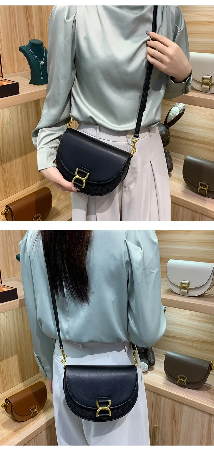 Fashionable Designer Diaper Bag: Elegant Crossbody Bag For Women With Luxury Leather Look And Large Capacity Messenger Tote