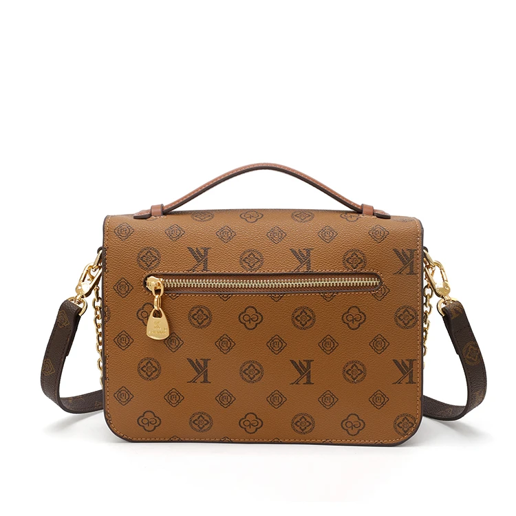 Trendy Simple Fashionable Diaper Bag Letter Logo Leather Crossbody Bag Large Capacity For Women Stylish Commuter