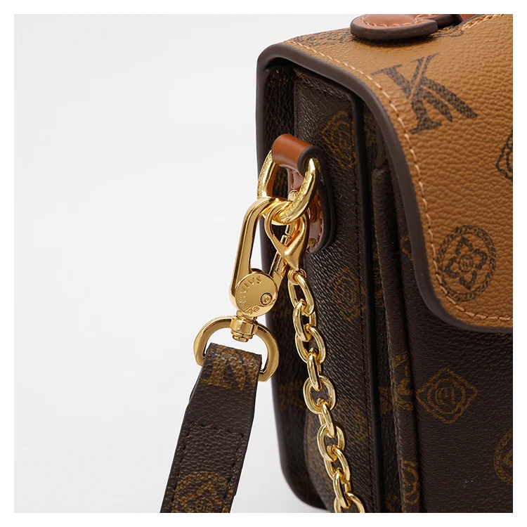 Trendy Simple Fashionable Diaper Bag Letter Logo Leather Crossbody Bag Large Capacity For Women Stylish Commuter