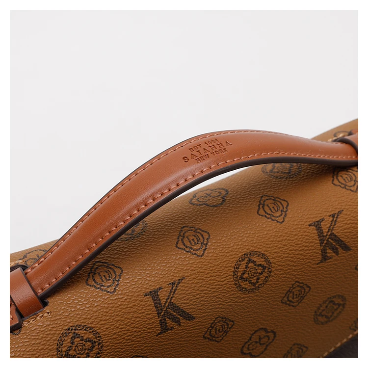Trendy Simple Fashionable Diaper Bag Letter Logo Leather Crossbody Bag Large Capacity For Women Stylish Commuter