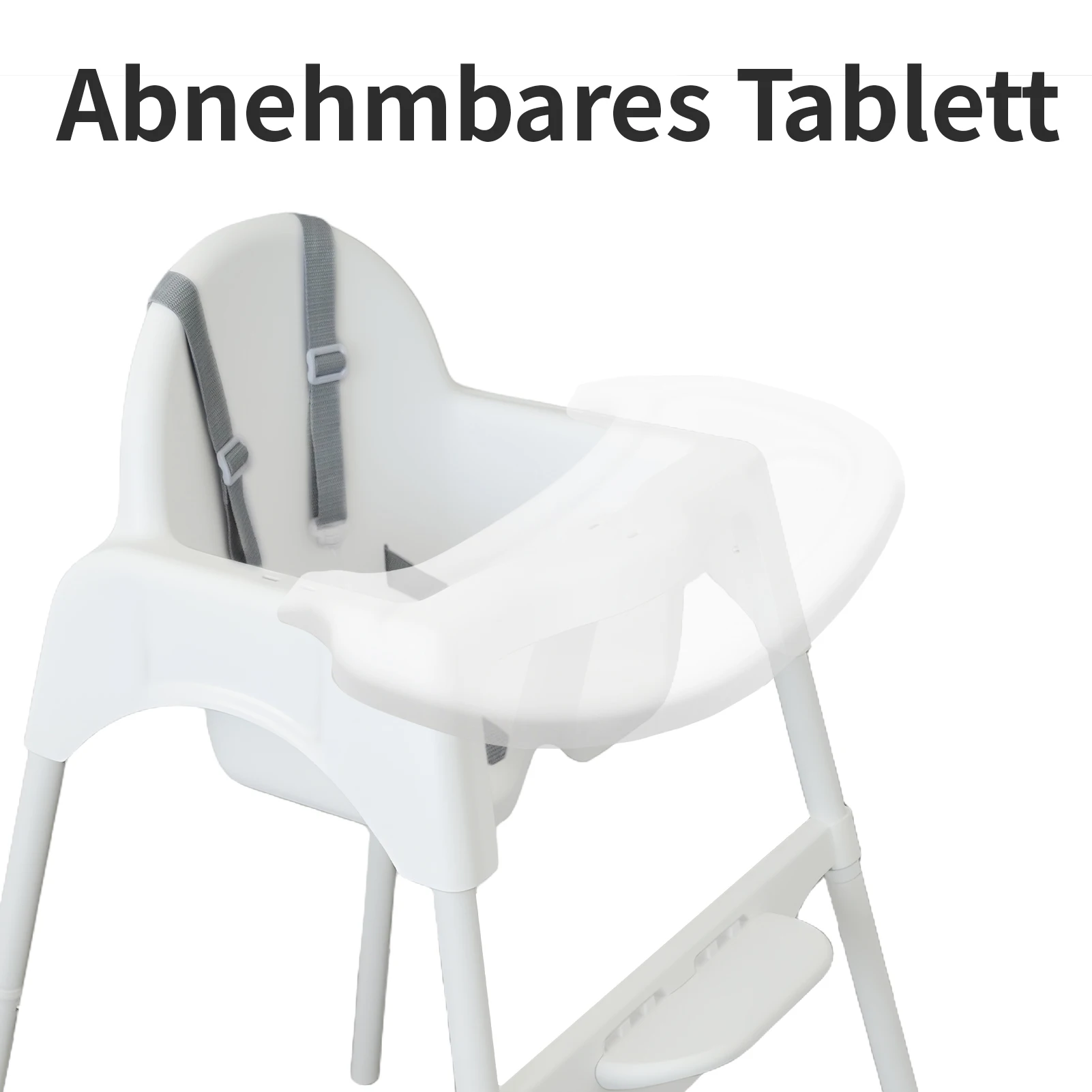 Baby High Chair for Babies 6-36 Months, Kids High Chair with Tray, Height Adjustable Feeding Chair, Easy to Clean, Safe Eating Chair for Babies and Toddlers