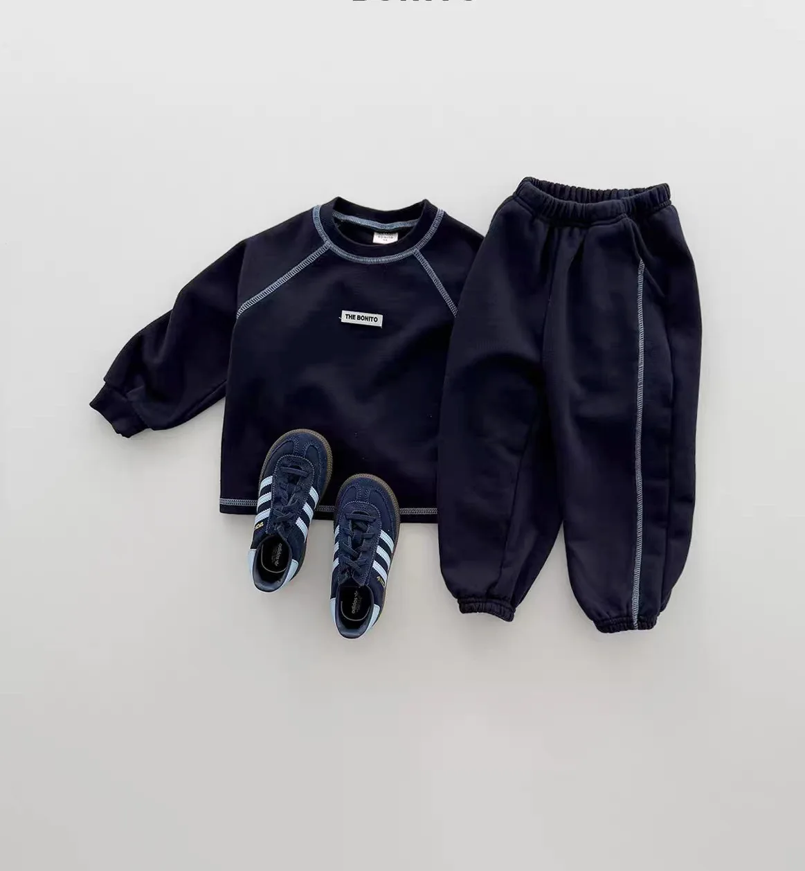 Autumn Children Casual Sportwear Sweatshirt + Pants 2pcs Suit Boy Girl Baby Long Sleeve Clothes Set Toddler Outfits