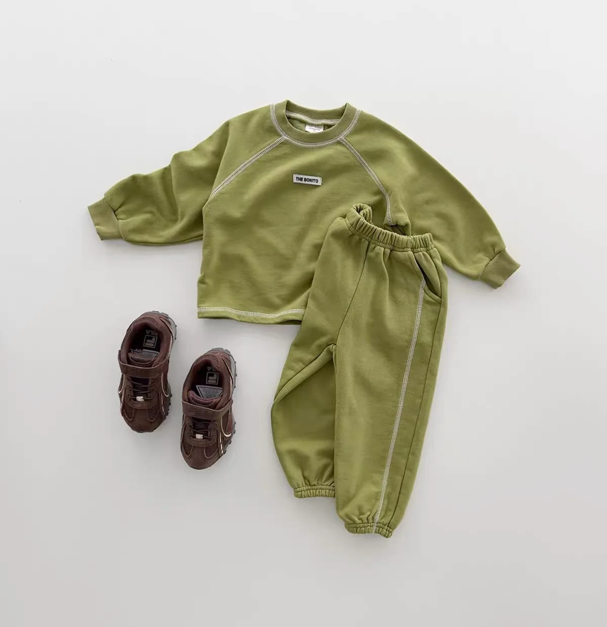 Autumn Children Casual Sportwear Sweatshirt + Pants 2pcs Suit Boy Girl Baby Long Sleeve Clothes Set Toddler Outfits