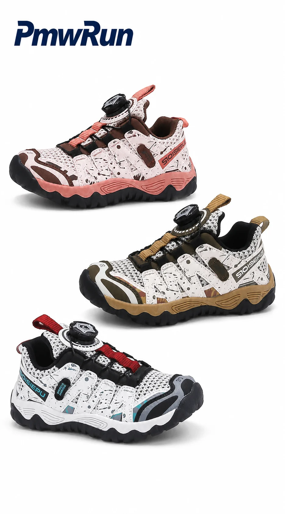 Trend Fashion Teenager Kid's Sneakers PU Leather Breathable Running Footwear For Boys Girls Outdoor Children's Sport Shoes