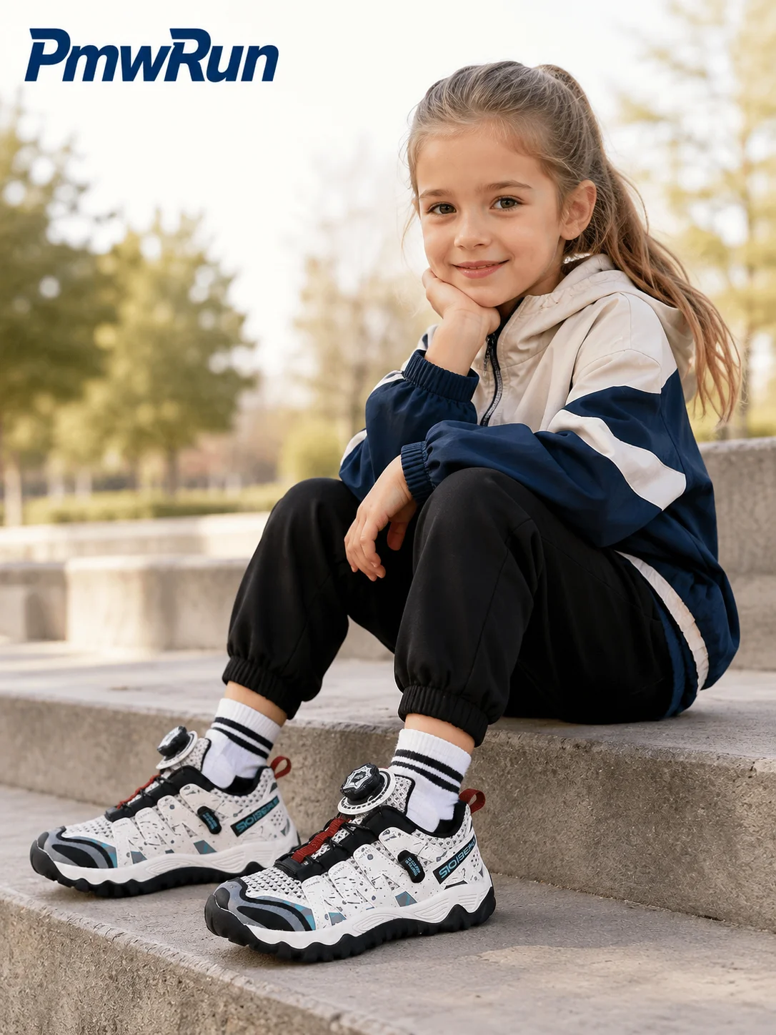 Trend Fashion Teenager Kid's Sneakers PU Leather Breathable Running Footwear For Boys Girls Outdoor Children's Sport Shoes