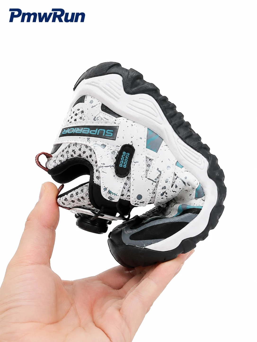 Trend Fashion Teenager Kid's Sneakers PU Leather Breathable Running Footwear For Boys Girls Outdoor Children's Sport Shoes