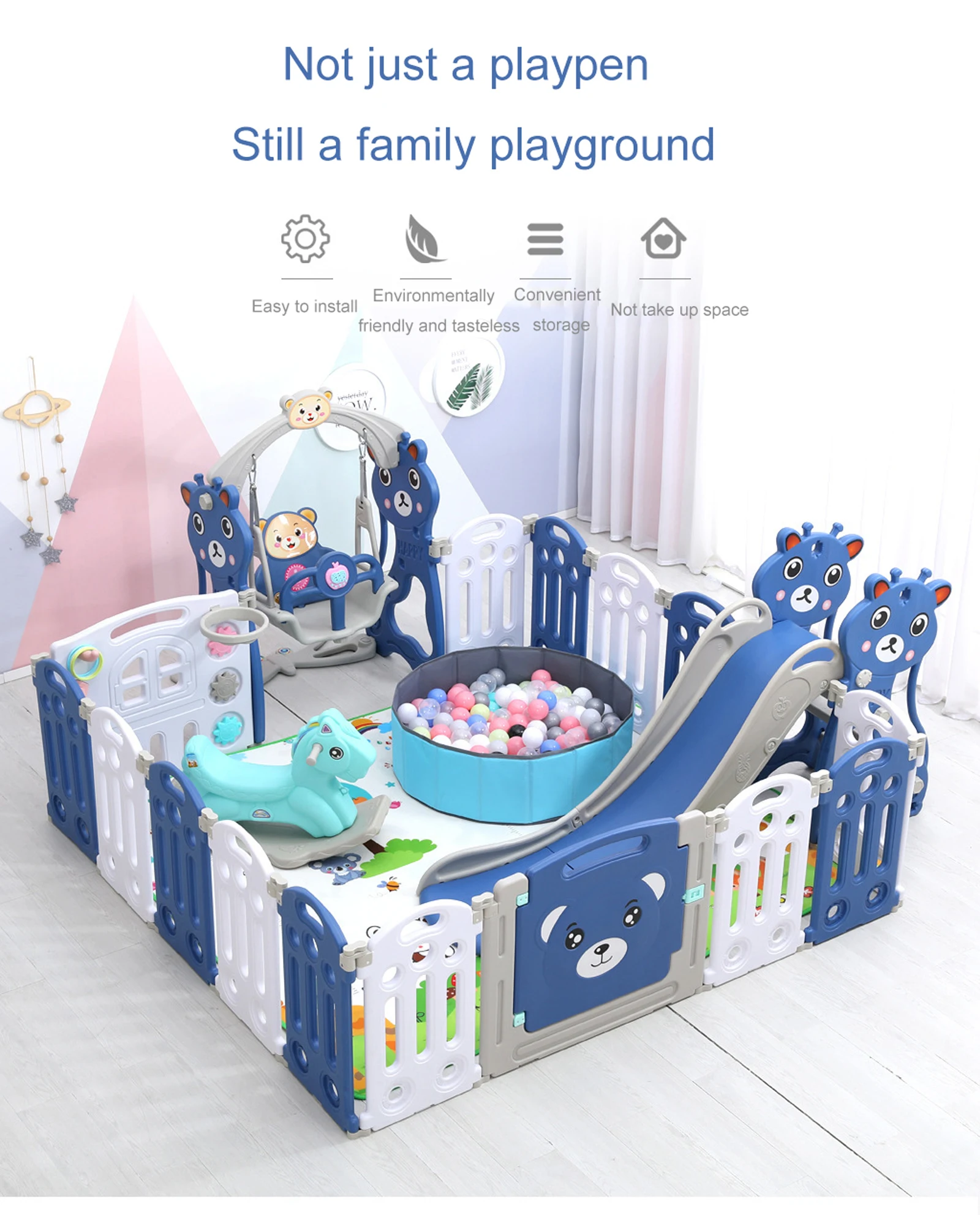 Infant Amusement Park Baby Playpen Baby Playground Baby Toy Multi Functional Newborn Playground