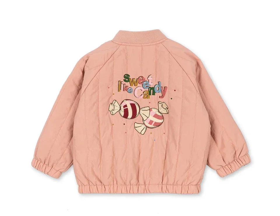 2026 New Autumn Baby Boys Jackets Winter KS Lambswool Cartoon Sequin Outerwear Girls Windproof Coat Flight Suit Kid Clothes 1-9Y
