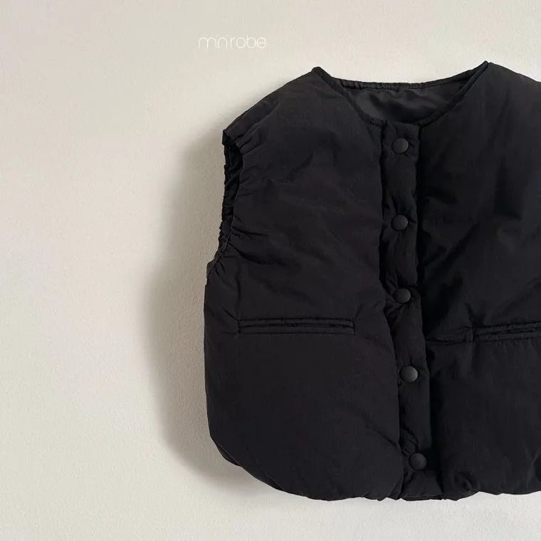 2026 Winter New Baby Girl Warm Vest Children Sleeveless Jacket Coat Kids Boys Windproof Vest Solid Infant Casual Clothes