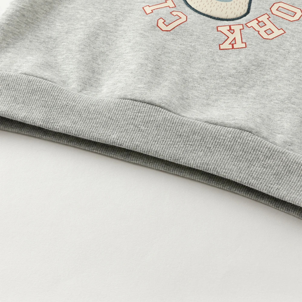 Dave Bella Boys Long Sleeve Fleece-lined Pullover Sweatshirt Children Autumn Winter Coat Kids Sportswear Clothing DB4253869