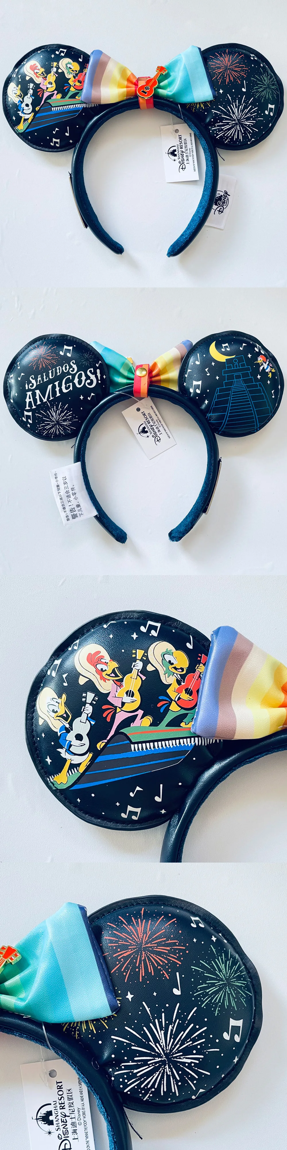 Disney Mickey Ear Bracelet Mexico - Epcot World Showcase - Disney World Co-Branded Adult Headwear
