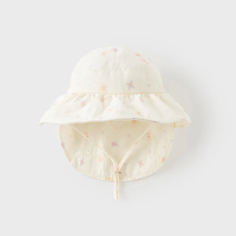 Dave Bella Kids Hat Outdoor Breathable Summer New Fashion Print Hat Sweet Cute Girls Baby Fisherman's Hat DB2251288