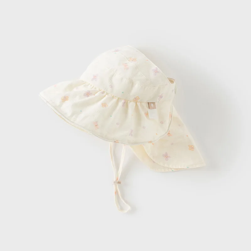 Dave Bella Kids Hat Outdoor Breathable Summer New Fashion Print Hat Sweet Cute Girls Baby Fisherman's Hat DB2251288