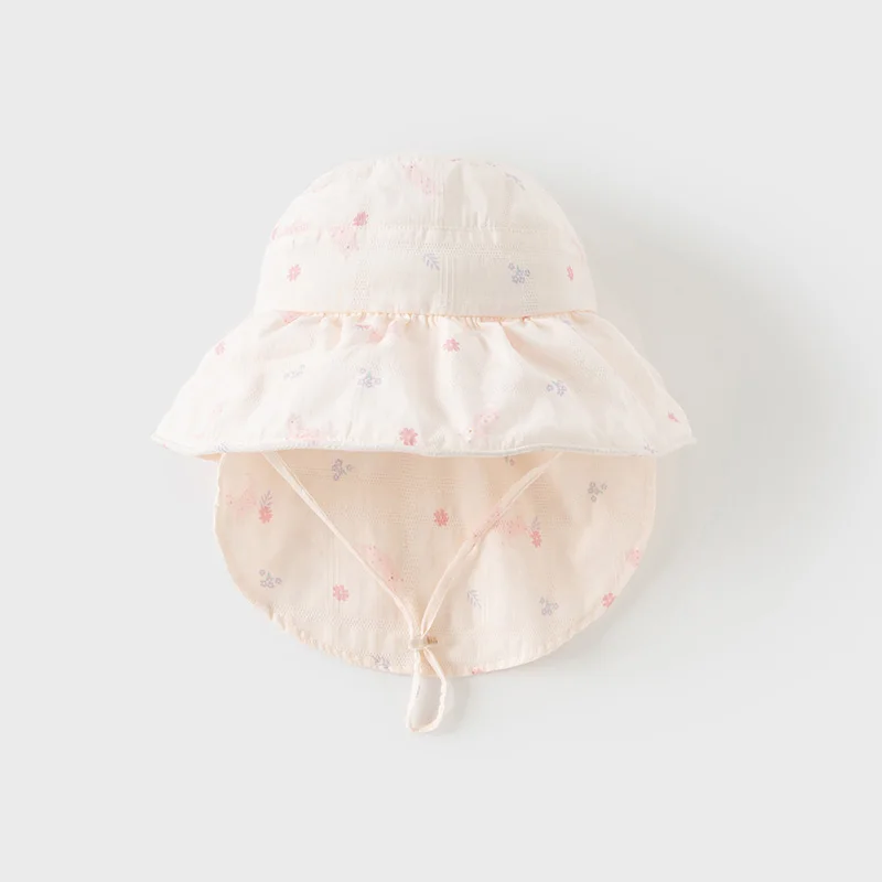 Dave Bella Kids Hat Outdoor Breathable Summer New Fashion Print Hat Sweet Cute Girls Baby Fisherman's Hat DB2251288