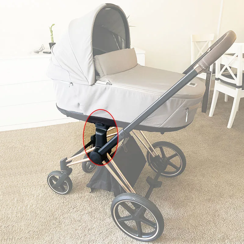 Baby Buggy Adapter For Cybex Priam 3/4/5 JSW Pushchair And Aton Cloud Q/Z Maxi-Cosi Car Seat Converter Stroller Basket Connector