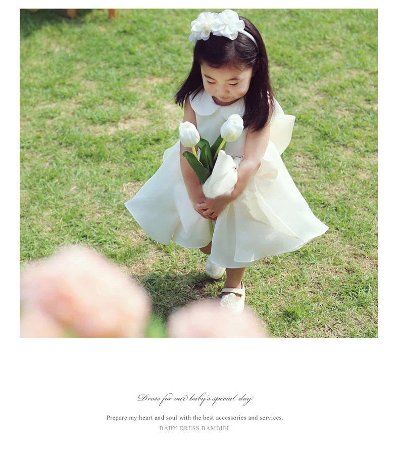 IYEAL Elegant Children Dresses Baby Girls Baptism Dress For Eid Princess Kids Girl Wedding Birthday Party Dresses for 1-10 Years