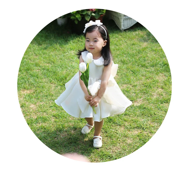 IYEAL Elegant Children Dresses Baby Girls Baptism Dress For Eid Princess Kids Girl Wedding Birthday Party Dresses for 1-10 Years