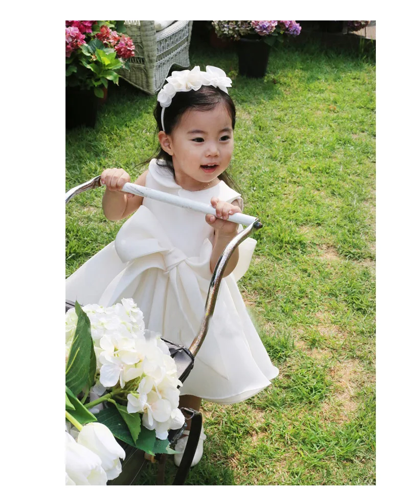 IYEAL Elegant Children Dresses Baby Girls Baptism Dress For Eid Princess Kids Girl Wedding Birthday Party Dresses for 1-10 Years