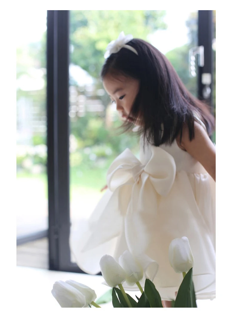 IYEAL Elegant Children Dresses Baby Girls Baptism Dress For Eid Princess Kids Girl Wedding Birthday Party Dresses for 1-10 Years