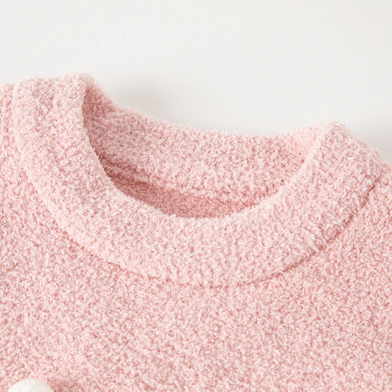 Dave Bella Children's Sweater Autumn Winter Baby Comfortable Warm Top Children's Clothing Kids Fashion Outing Sweater DB4224229