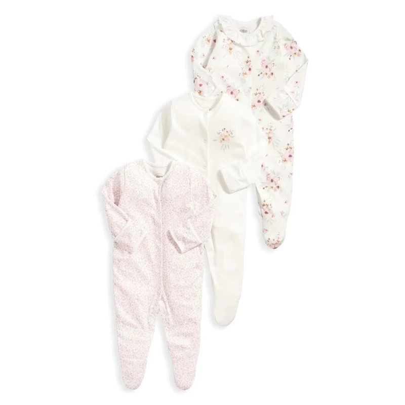 IYEAL Newborn Rompers Baby Boy Girl Toddler Clothes 3Pcs/Lot 100% Cotton Infant Clothing Spring Fall Pajamas Bebe Home Wear