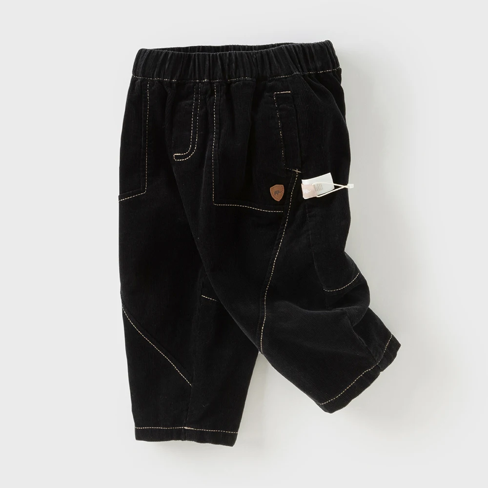 Dave Bella Children's Autumn Spring Jeans Boys Elastic Waist Cargo Pants Casual Sports Pocket Jogger Trousers DB3252574