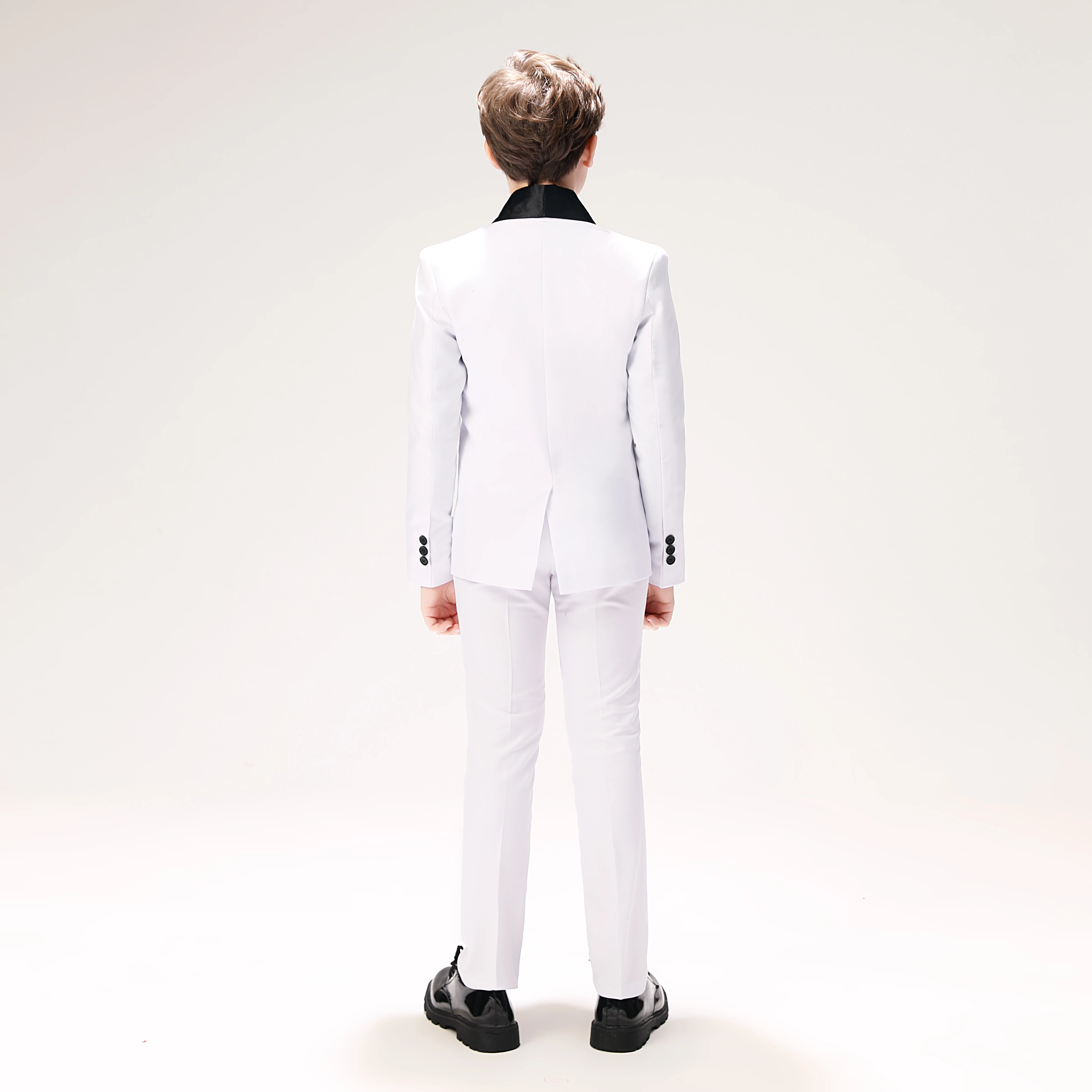 Back-to-school Boys Suit 3 Piece Jacket Vest Trousers Pants Children's Tuxedo Wedding Suit Classic Formal Dress Slim Teen Suit