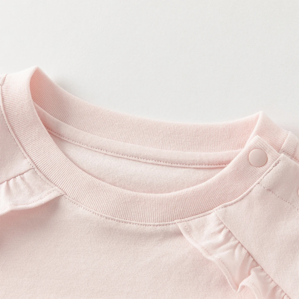 Dave Bella Children's Cotton T-shirt Summer Fashion Casual Sweet Girl's Cute Cartoon Bottoming Shirt Party Outdoor DB3252634