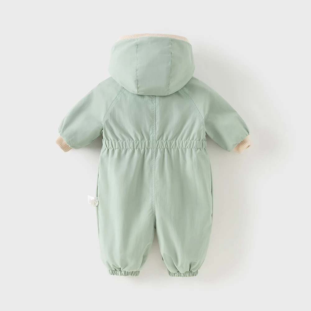 Dave Bella Baby Newborn Jumpsuit Autumn Winter Creeper Girls Boys Fashion Romper Outdoor Warm Baby Jumpsuit DB12022-C