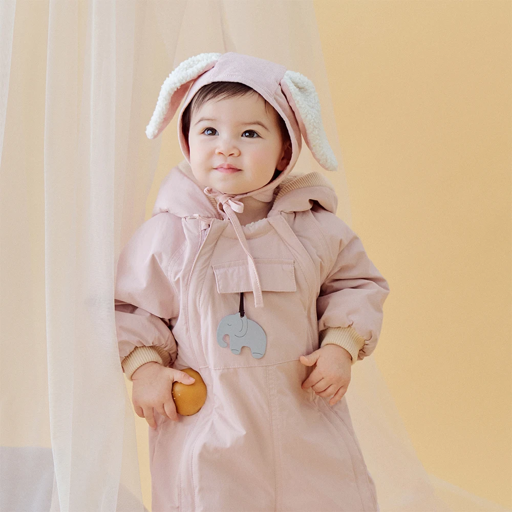 Dave Bella Baby Newborn Jumpsuit Autumn Winter Creeper Girls Boys Fashion Romper Outdoor Warm Baby Jumpsuit DB12022-C