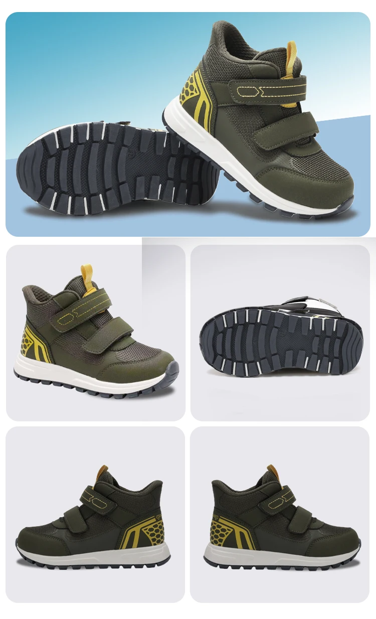 Princepard Kids Orthopedic Sneakers with Ankle Support for Clubfoot and Flatfeet Tennis Footwear Children's Corrective Shoes