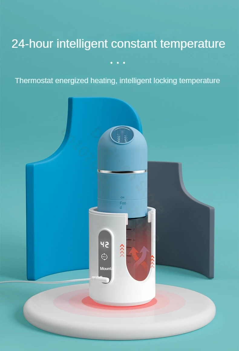 Dr.Green 4S Thermostatic Newborn Baby Bottle Wide Mouth PPSU 180mL/240mL Sealed isolation Fast milk filling Removable/Washable