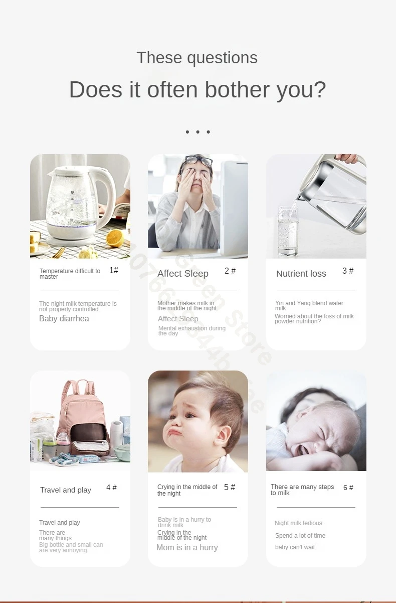 Dr.Green 4S Thermostatic Newborn Baby Bottle Wide Mouth PPSU 180mL/240mL Sealed isolation Fast milk filling Removable/Washable