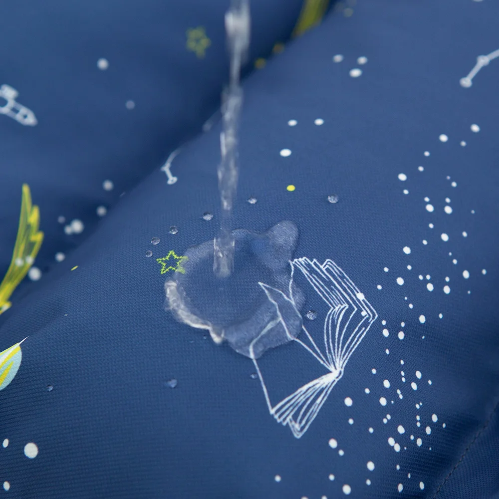 Footmuff In Stroller Baby Envelope Navy Blue Space Printed For Boys Winter Warm Outside Windproof Universal Stroller Accessories