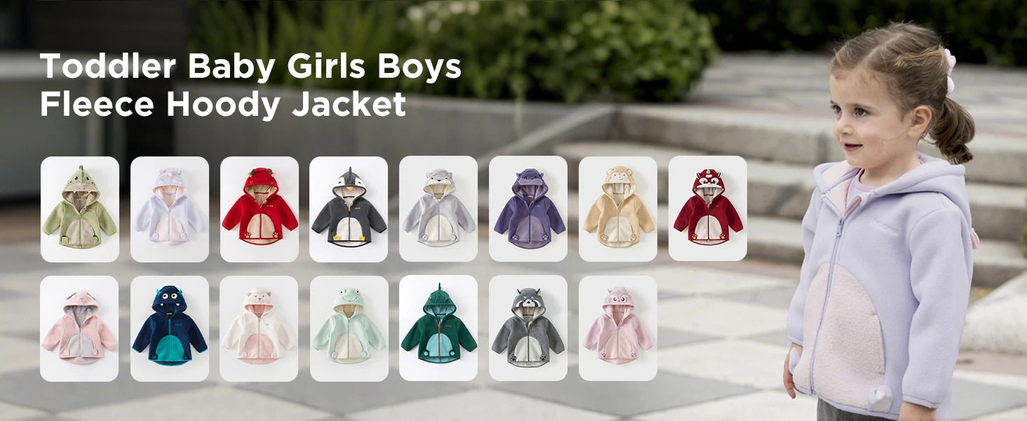 Dave Bella Children's Autumn Winter Warm Hooded Coat for Boys Girls Casual Soft Top Kids Warm Outdoor Outwear Jacket DBX14462