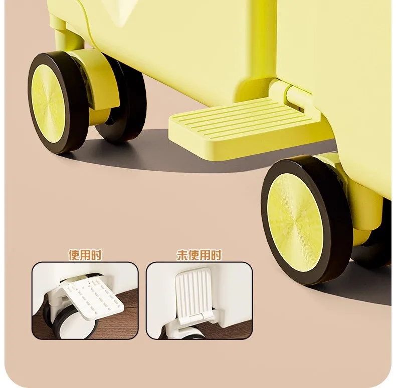 Children's Suitcase Mother and Child Case Mounted Trolley Case 20 Inches Boys and Girls Boarding Suitcase Password Case