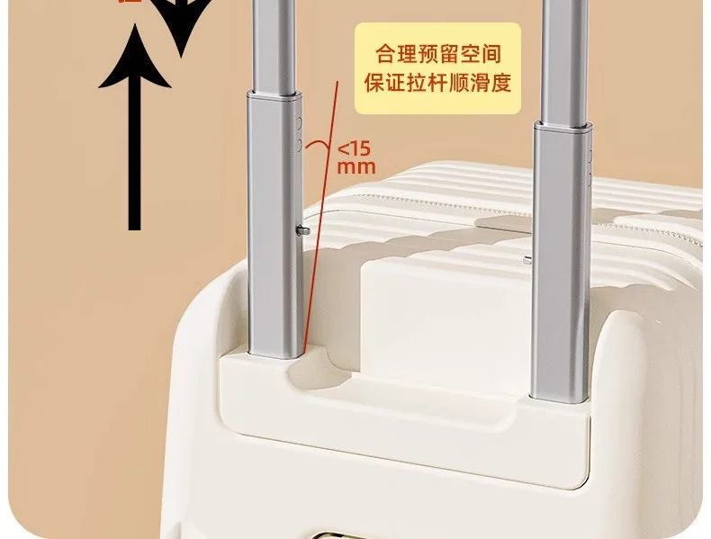 Children's Suitcase Mother and Child Case Mounted Trolley Case 20 Inches Boys and Girls Boarding Suitcase Password Case