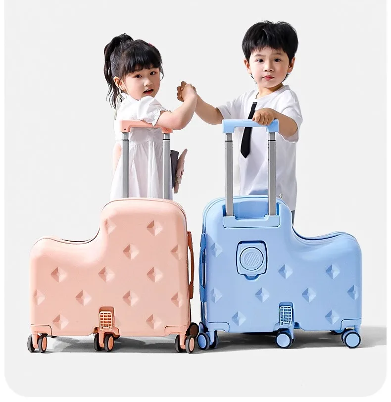 Children's Suitcase Mother and Child Case Mounted Trolley Case 20 Inches Boys and Girls Boarding Suitcase Password Case