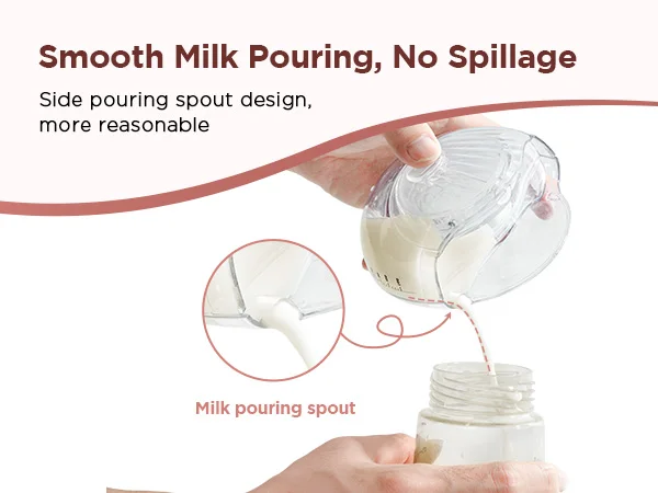 Wearable Breast Pump Hands Free Electric Breast Pumps Comfort Milk Collector Lightweight with LED Display 3 Modes 12 Levels